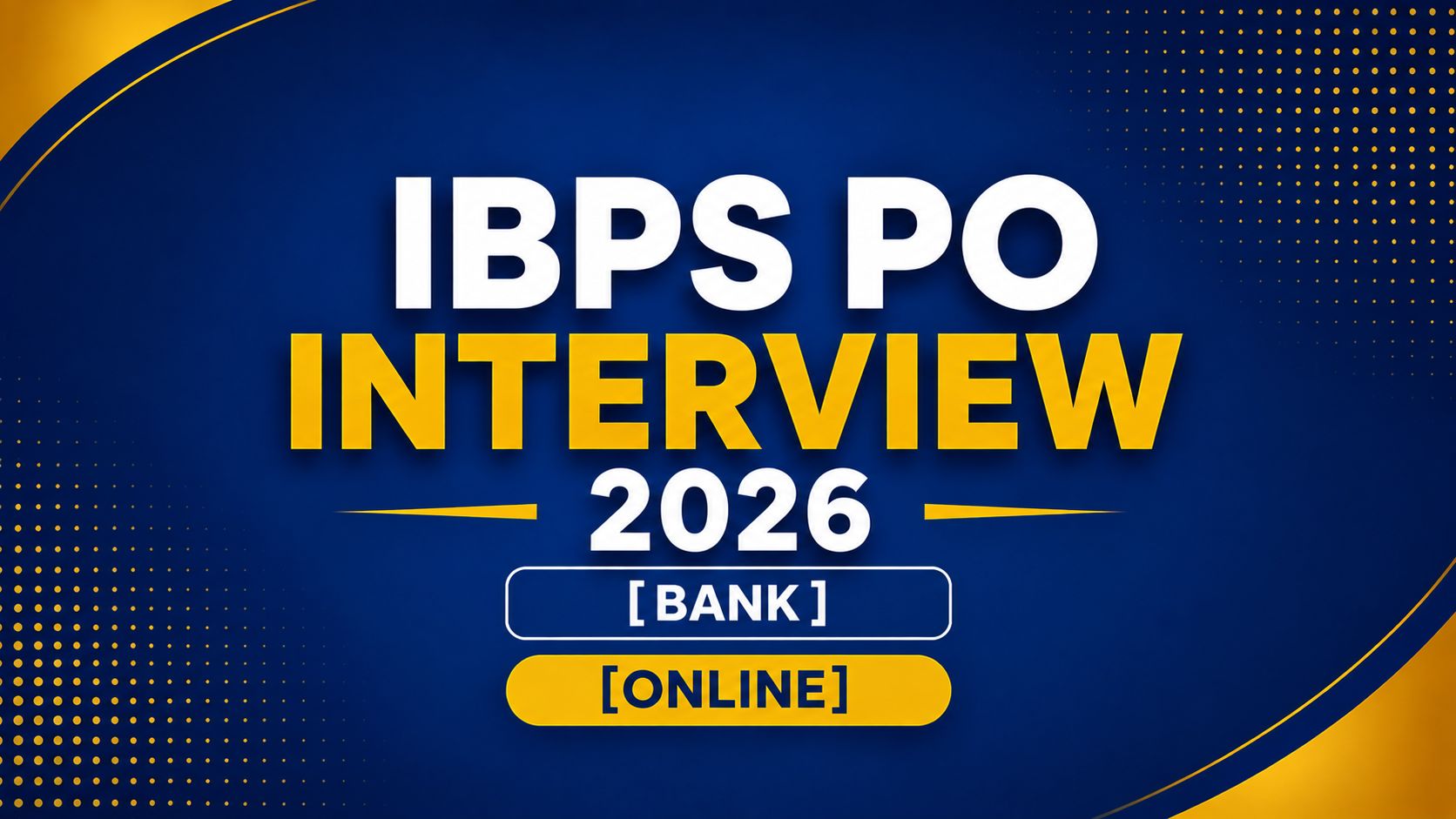 IBPS PO INTERVIEW 2026